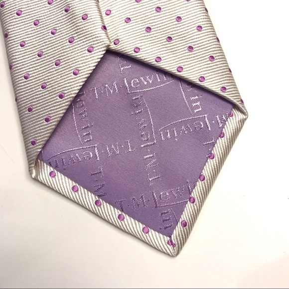 Nwt London TM Lewin 100% silk tie - Picture 5 of 8